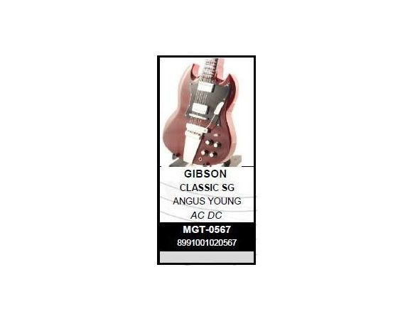 Music Legend 20567 GIBSON CLASSIC SG ANGUS YOUNG ACDC Modellino