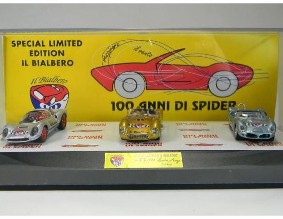Club Bialbero MMCBA 100/3 COFANETTO 100 ANNI SPYDER DINO 206S+ Modellino