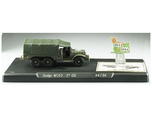 Solido 4494/36 DODGE 6X6 WC 63 1/43 1944-1994 50TH Modellino