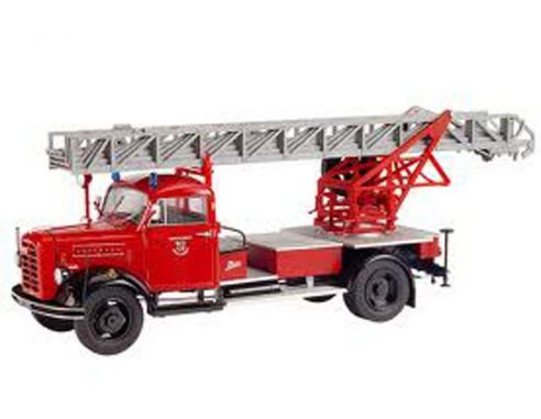 Schuco 3461 BORGWARD B2500 FIRE BRIGADE 1/43 Modellino