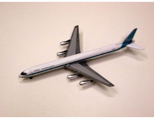 Schuco 3557469 DC-8-61 TRANS INTERNATIONAL 1/400 Modellino