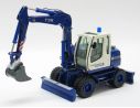 NZG 605/07 LIEBHERR A309 MOBILBAGGER 'THW' 1/50 Modellino