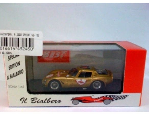 Club Bialbero 40/2600S SET QUARANTENNALE ALFA 2600 SPRINT Modellino