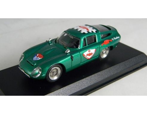 Club Bialbero 40/TZ1 ALFA ROMEO TZ1 GREEN METALLIC 1/43 Modellino
