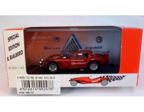 Club Bialbero 40AD/321 ALFA ROMEO TZ2 RED 40'ANNI AUTO DELT Modellino