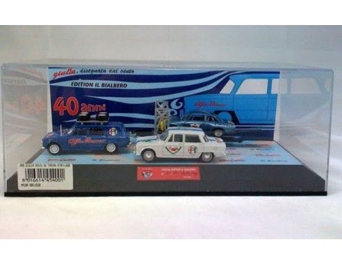 Club Bialbero 40G/252B COFANETTO RADUNO GIULIA + SW TRAINA GTAM 1:43 Modellino
