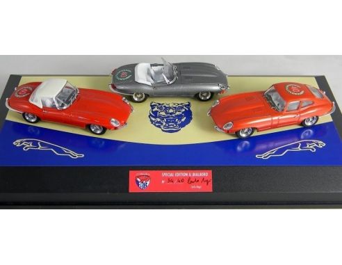 Club Bialbero 40JE/220 COFANETTO 40'ANNI JAGUAR E ROSSA E Modellino
