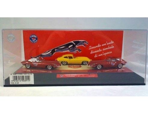 Club Bialbero JE/326B SET JAGUAR E 'SIMBOLO DI UN'EPOCA Modellino