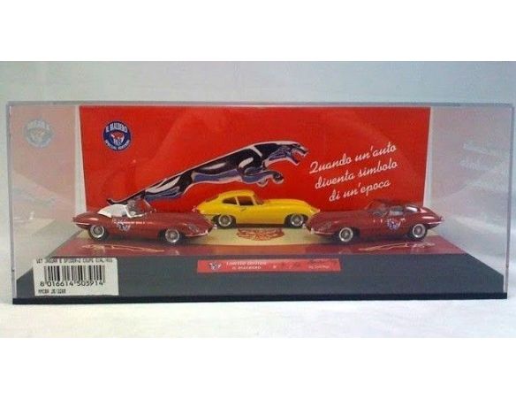 Club Bialbero JE/326B SET JAGUAR E 'SIMBOLO DI UN'EPOCA Modellino