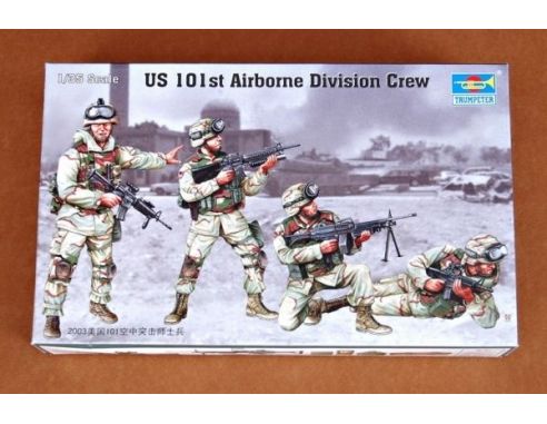TRUMPETER 00410 US 101ST AIRNORNE DIVISION CREW Modellino