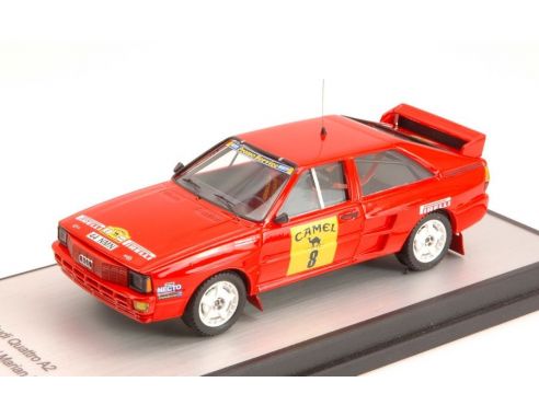 Trofeu TFGRB01 AUDI QUATTRO A2 N.8 4th RALLY DE TIERRA 1988 C.ALDECOA-M.INUNCIAGA 1:43 Modellino