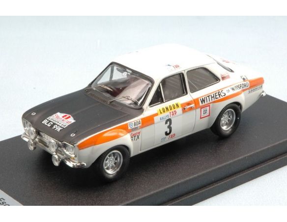 Trofeu TFRRAL27 FORD ESCORT MK1 N.3 RETIRED PORTUGAL TAP 1971 C.SCLATER-H.LIDDON 1:43 Modellino