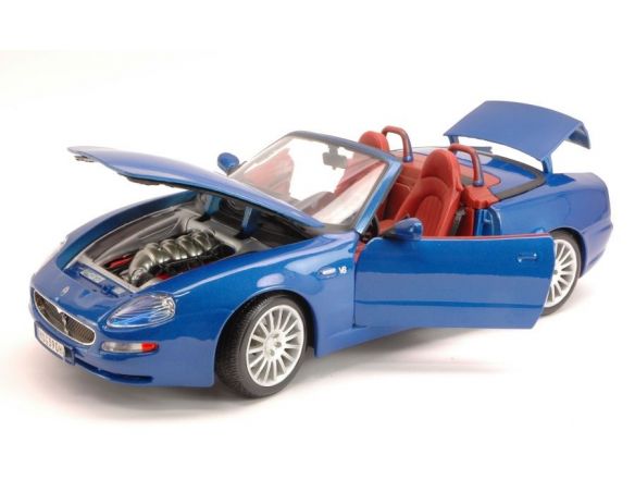 Bburago BU12019BL MASERATI 3200 GT SPYDER 2004 BLUE 1:18 Modellino