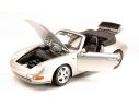 Bburago BU12039S PORSCHE 911 CARRERA CABRIO 1994 SILVER 1:18 Modellino