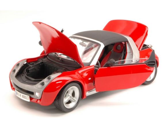 Bburago BU12051R SMART ROADSTER 1999 RED 1:18 Modellino