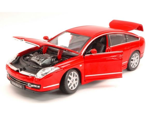 Bburago BU12073R CITROEN C6 2006 RED 1:18 Modellino