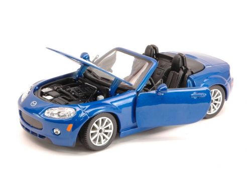Bburago BU22109BL MAZDA MX 5 MIATA 2007 BLUE 1:24 Modellino