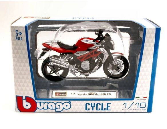 BBURAGO BU51058 MV AGUSTA BRUTALE 1090 RR 1:18 Modellino