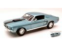 Maisto MI31167LB FORD MUSTANG GT COBRA JET 1968 LIGHT BLUE METALLIC 1:18 Modellino