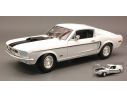 Maisto MI31167W FORD MUSTANG GT COBRA JET 1968 WHITE 1:18 Modellino