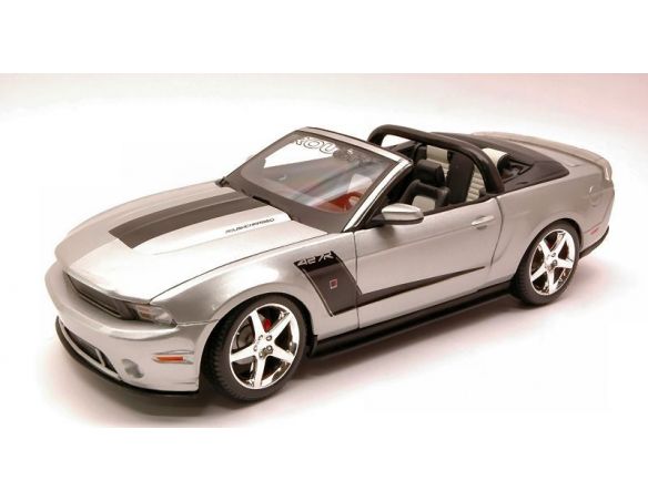 Maisto MI31669S ROUSH 427R FORD MUSTANG 2010 SILVER 1:18 Modellino