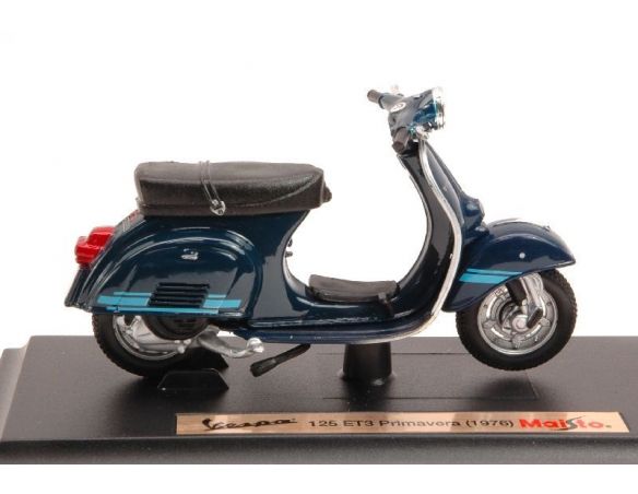 Maisto MI4276B VESPA 125 ET3 PRIMAVERA 1976 BLUE 1:18 Modellino