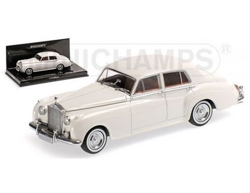 MINICHAMPS 436134900 ROLLS ROYCE SILVER CLOUD II 1960 WHITE Modellino