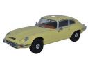 Oxford OXFJAGV12002 JAGUAR V12 E TYPE COUPE' 1971 LIGHT YELLOW 1:43 Modellino