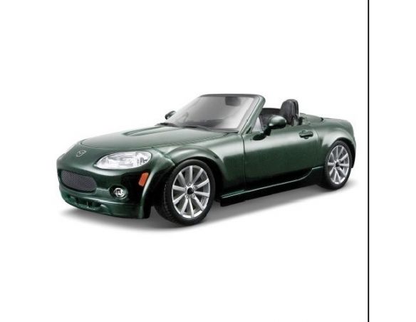 Bburago BU22109GR MAZDA MX 5 MIATA 2007 VERDE SCURO 1:24 Modellino