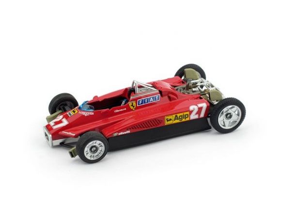 Brumm BM0267T FERRARI 126 C2 G.VILLENEUVE 1982 N.27 S.MARINO VERS.TRASP.LIM.300 1:43 Modellino