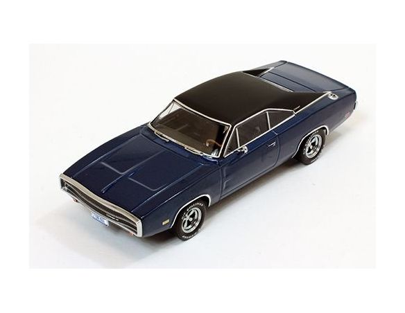 PremiumX PRD389 DODGE CHARGER 500 1970 BLUE W/BLACK ROOF 1:43 Modellino