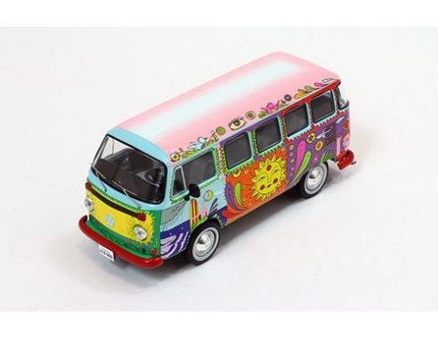 PremiumX PRD345 VW T2 KOMBI 1976 HIPPIE CAR 1:43 Modellino