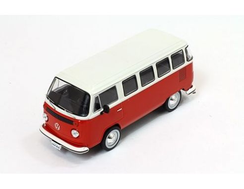 PremiumX PRD344 VW T2 KOMBI 1976 RED & WHITE 1:43 Modellino