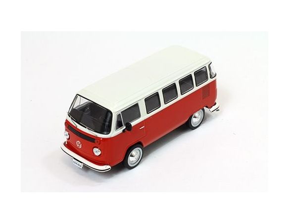 PremiumX PRD344 VW T2 KOMBI 1976 RED & WHITE 1:43 Modellino