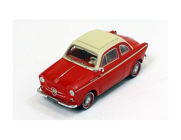 Protar PR0021 NSU-FIAT WEINSBERG 500 1960 RED & CREAM 1:43 Modellino