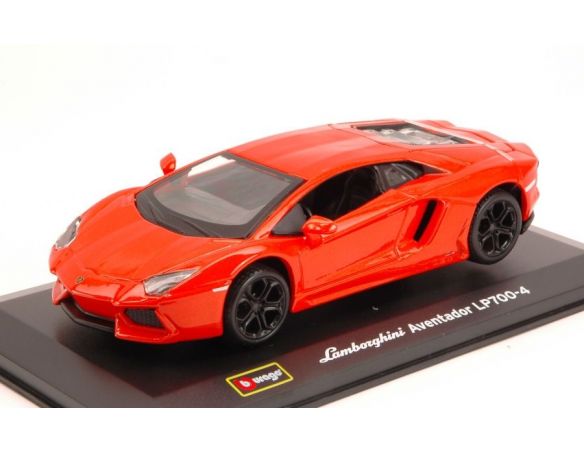 BBURAGO BU42021OR LAMBORGHINI AVENTADOR 2010 ORANGE 1:32 Modellino