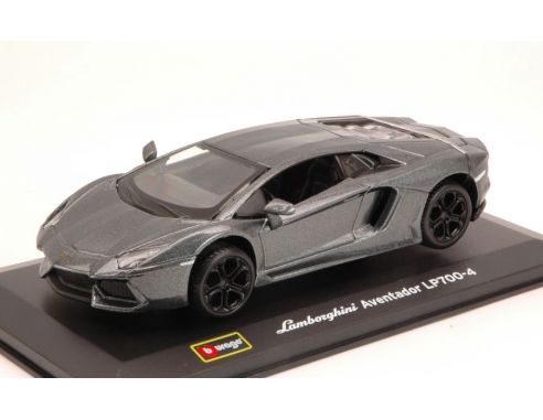 Bburago BU42021S LAMBORGHINI AVENTADOR 2010 SILVERGUN 1:32 Modellino