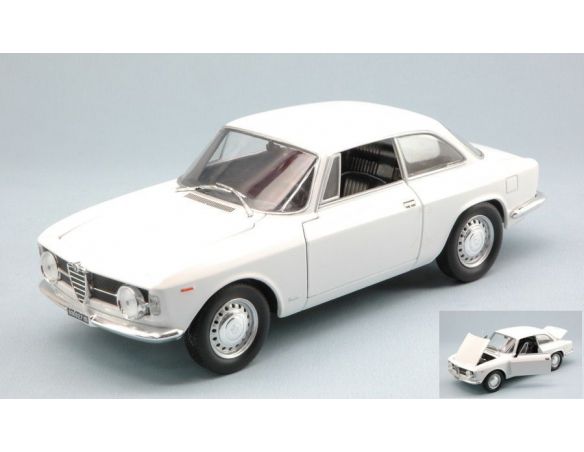 Nostalgie NT005 ALFA ROMEO GIULIA GT 1300 JUNIOR 1966 WHITE 1:24 Modellino