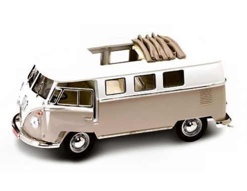 Yat Ming YM92327DS VW MICROBUS SOFT TOP 1962 DESERT SAND 1:18 Modellino