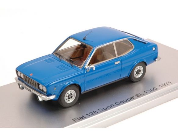 Kess Model KS43010061 FIAT 128 SPORT COUPE' SL 1300 1971 BLUE ED.LIM.PCS 250 1:43 Modellino