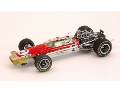 Quartzo QZ27806 LOTUS 49B R.ATTWOOD 1969 N.2 4th MONACO GP 1:43 Modellino