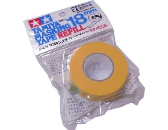 TAMIYA 87035 NASTRO PER MASCHERATURE MASKING TAPE 18 mm REFILL 