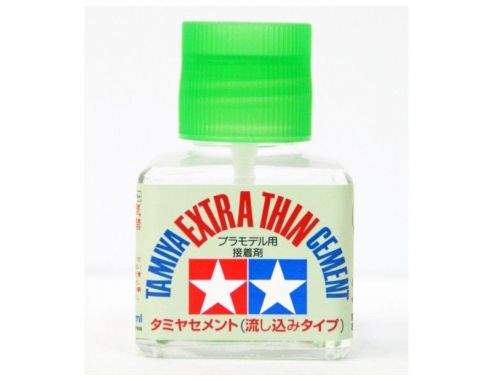 TAMIYA 87038 Extra Thin Cement/Plastica Adesivo 40ml colla modellismo