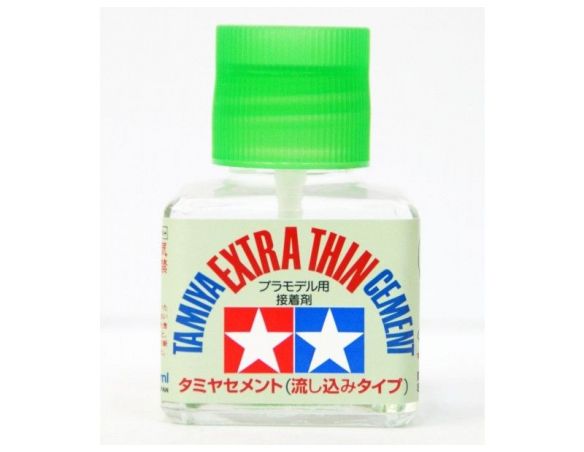 TAMIYA 87038 Extra Thin Cement/Plastica Adesivo 40ml colla modellismo