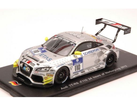 Spark Model SG064 AUDI TT-RS N.110 24H NURBURGRING 2012 SCHMERSAL-TIGER-KAISER-SLUIS 1:43 Modellino