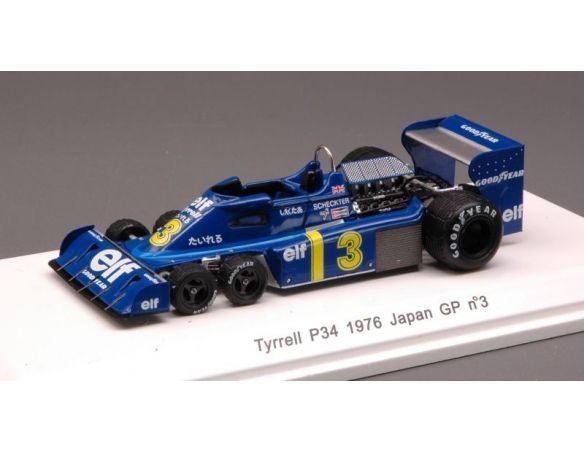 1:18 scale TrueScale 1976 Tyrrell P34 #3 F1 car as distributed by