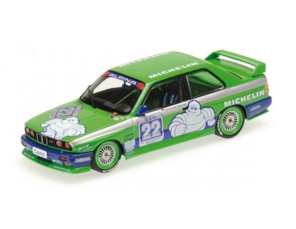 MINICHAMPS 430882022 BMW M3 ALPINA CHRISTIAN DANNER HOCKENHEIM DTM 1988 Modellino