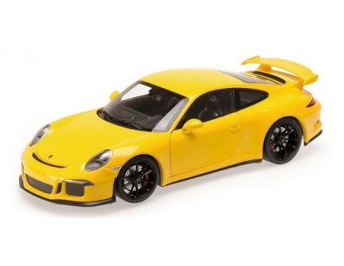 Minichamps PM110062721 PORSCHE 911 GT3 (911) 2013 YELLOW 1:18 Modellino