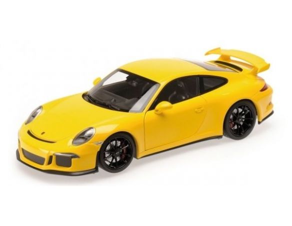 Minichamps PM110062721 PORSCHE 911 GT3 (911) 2013 YELLOW 1:18 Modellino