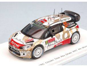 Spark Model S4508 CITROEN DS3 N.12 4th MONTE CARLO 2015 M.OSTBERG-J.ANDERSSON 1:43 Modellino
